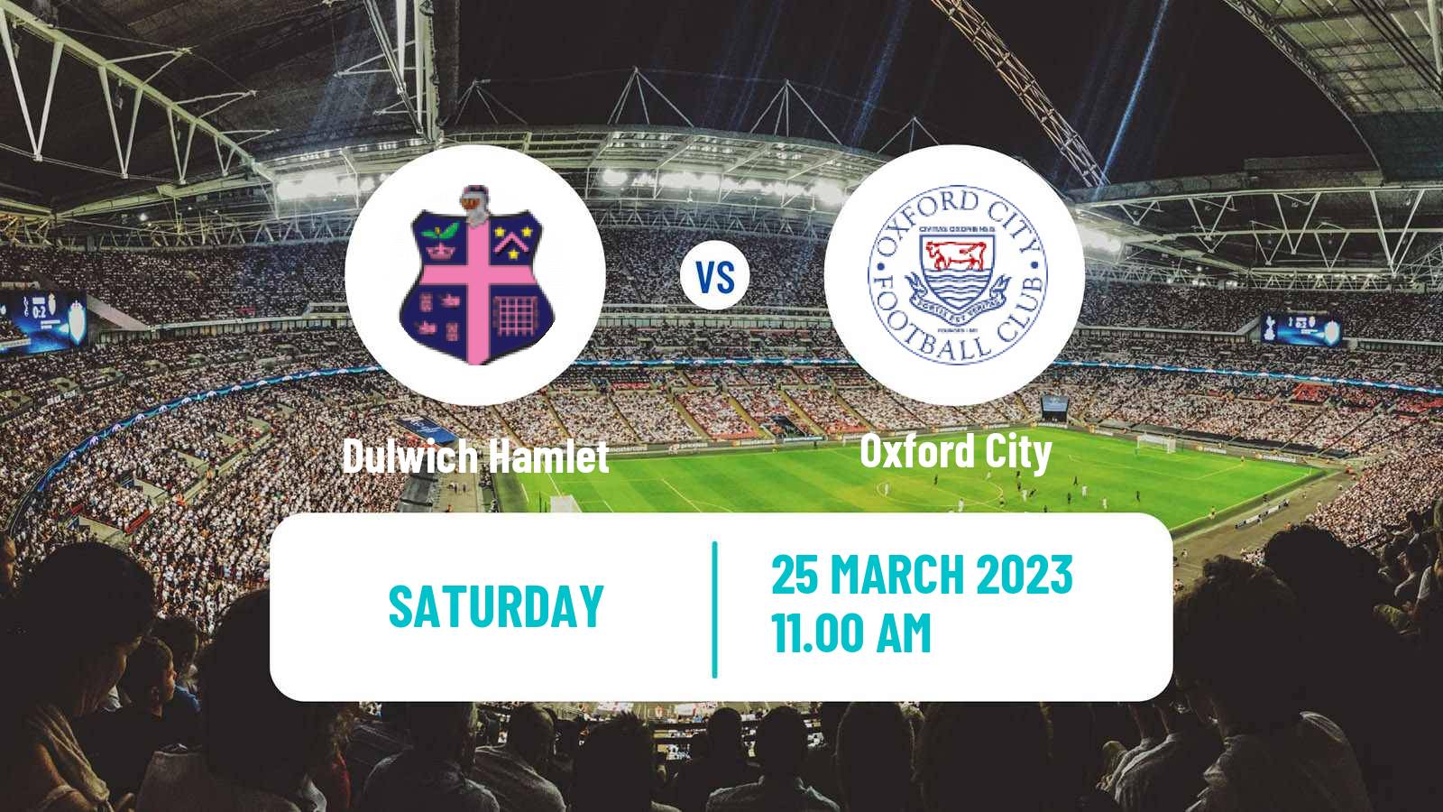 Soccer English National League South Dulwich Hamlet - Oxford City