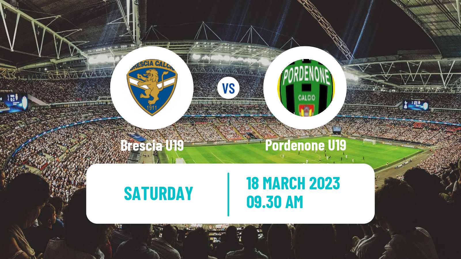 Soccer Italian Primavera 2 Brescia U19 - Pordenone U19