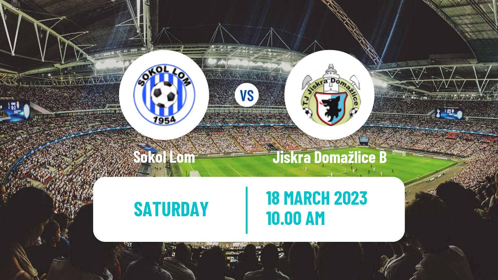 Soccer Czech Division A Sokol Lom - Jiskra Domažlice B