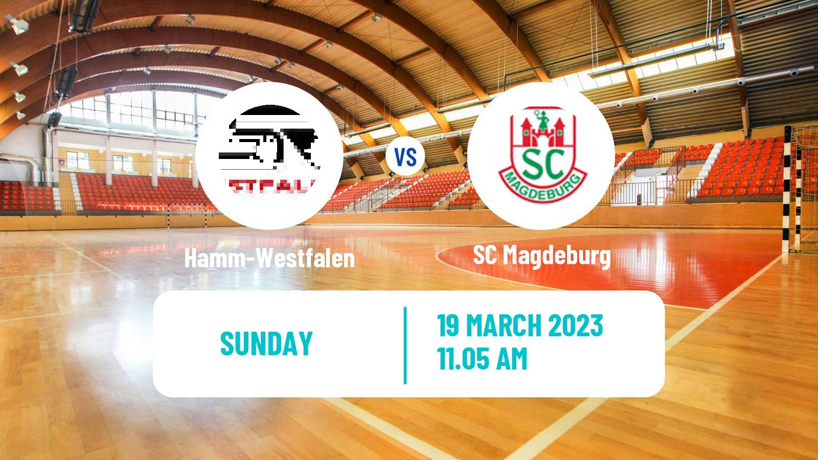 Handball German Bundesliga Handball Hamm-Westfalen - Magdeburg