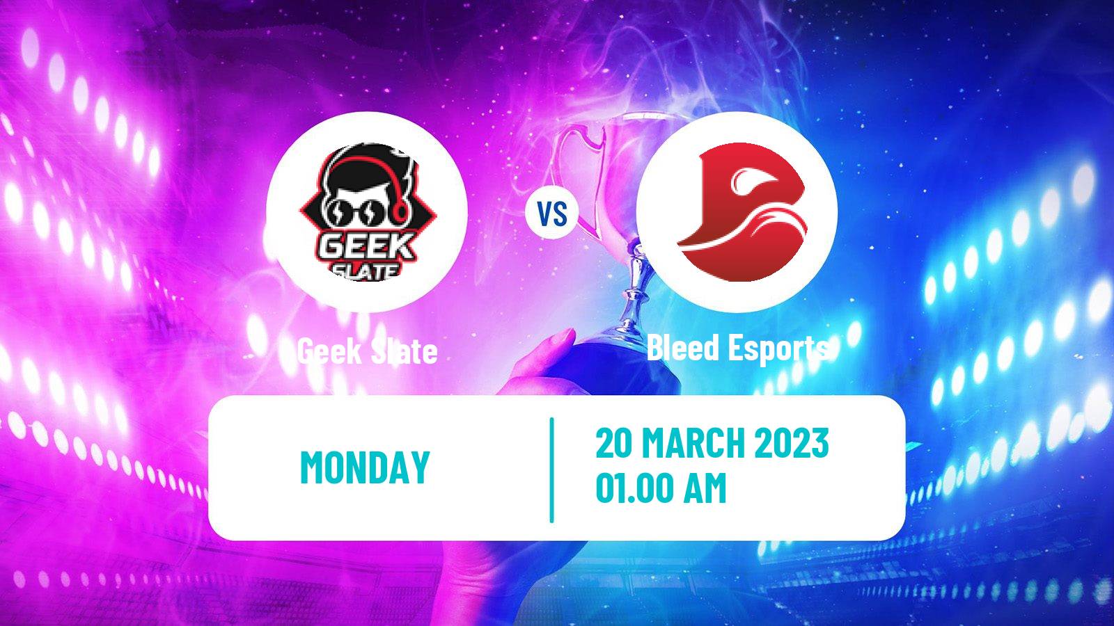 Esports eSports Geek Slate - Bleed Esports
