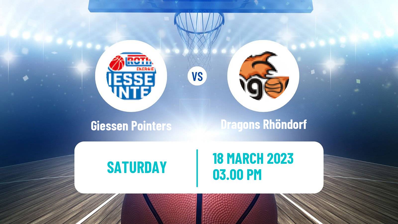 Basketball German Pro B Basketball Giessen Pointers - Dragons Rhöndorf