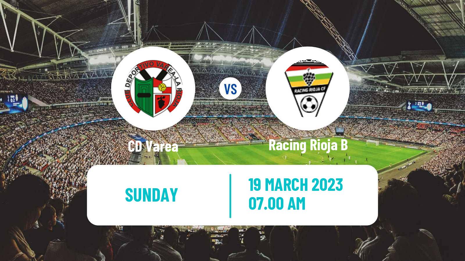 Soccer Spanish Tercera RFEF - Group 16 Varea - Racing Rioja B
