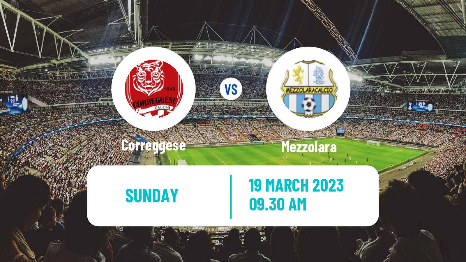 Soccer Italian Serie D - Group D Correggese - Mezzolara