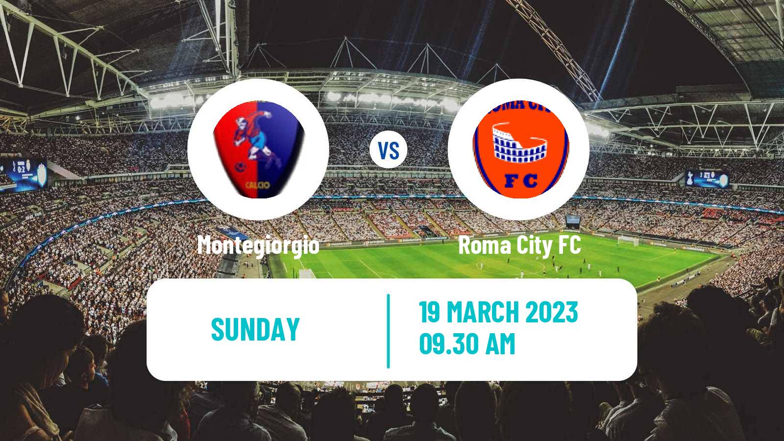 Soccer Italian Serie D - Group F Montegiorgio - Roma City