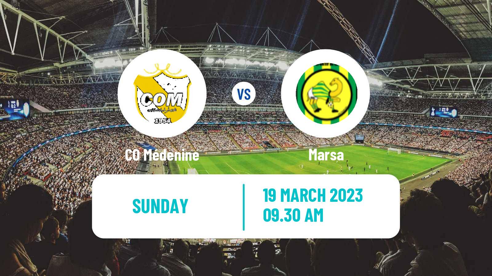 Soccer Tunisian Ligue 2 Médenine - Marsa