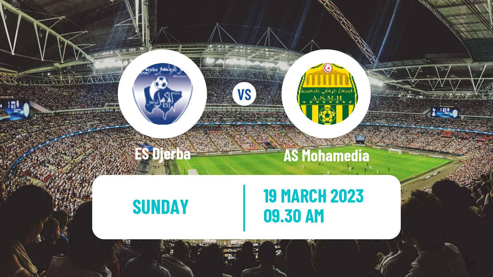 Soccer Tunisian Ligue 2 ES Djerba - AS Mohamedia