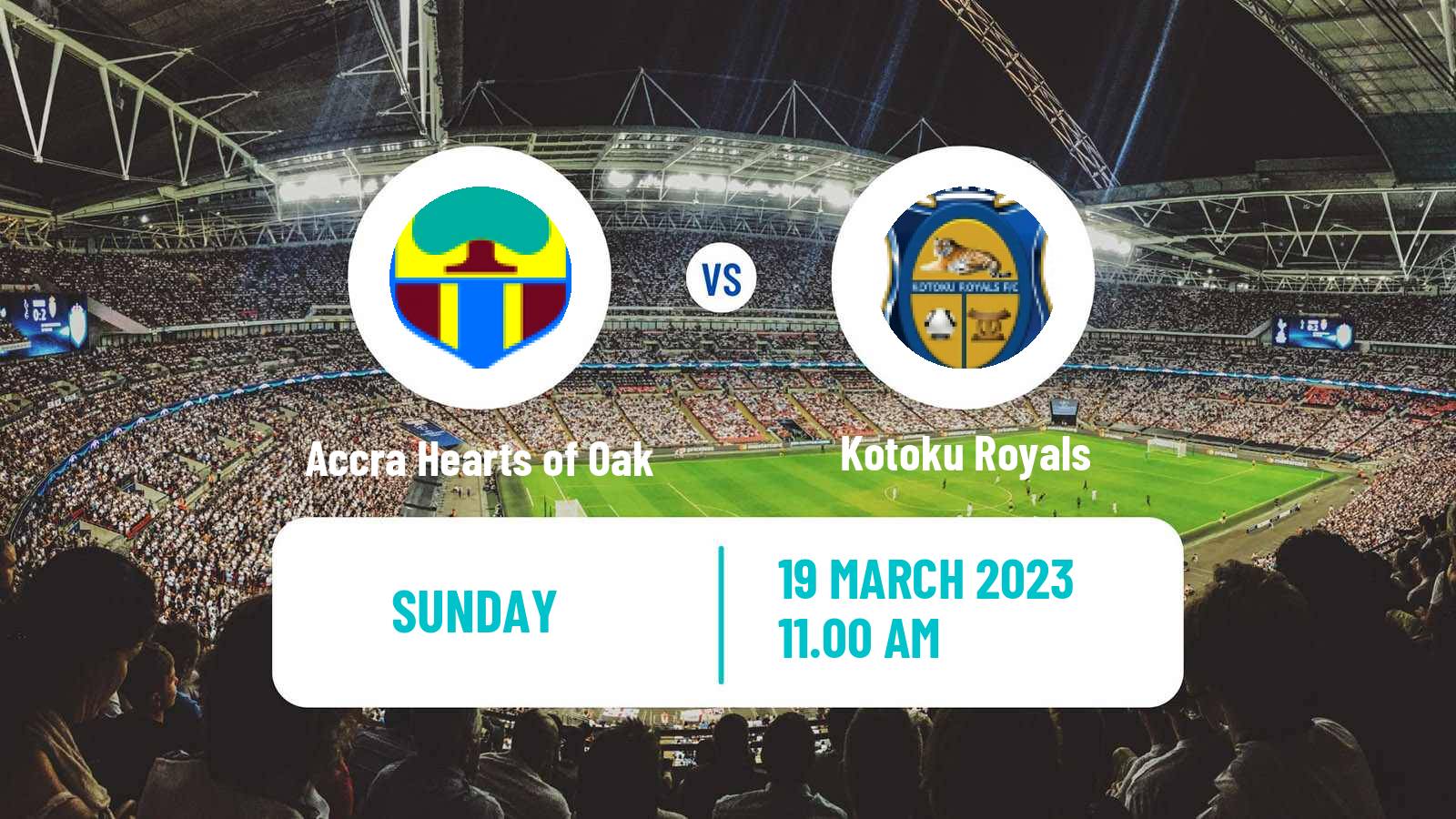 Soccer Ghanaian Premier League Accra Hearts of Oak - Kotoku Royals