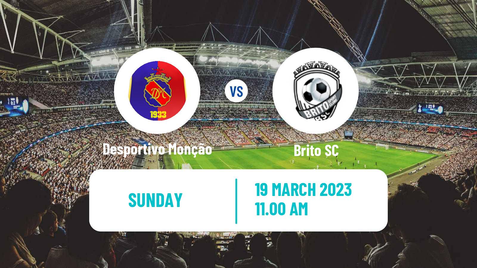 Soccer Campeonato de Portugal Desportivo Monção - Brito