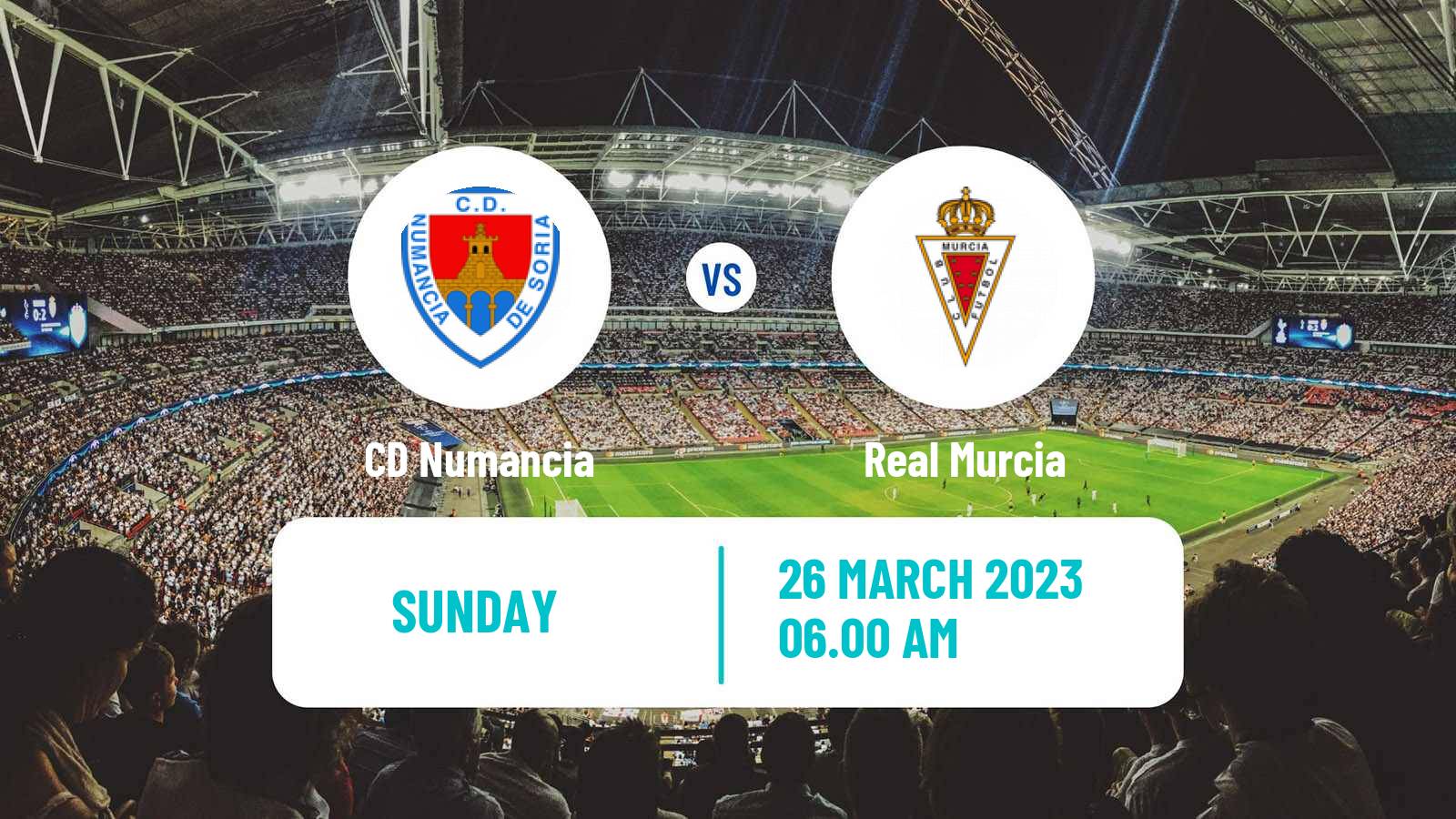 Soccer Spanish Primera RFEF Group 2 Numancia - Real Murcia