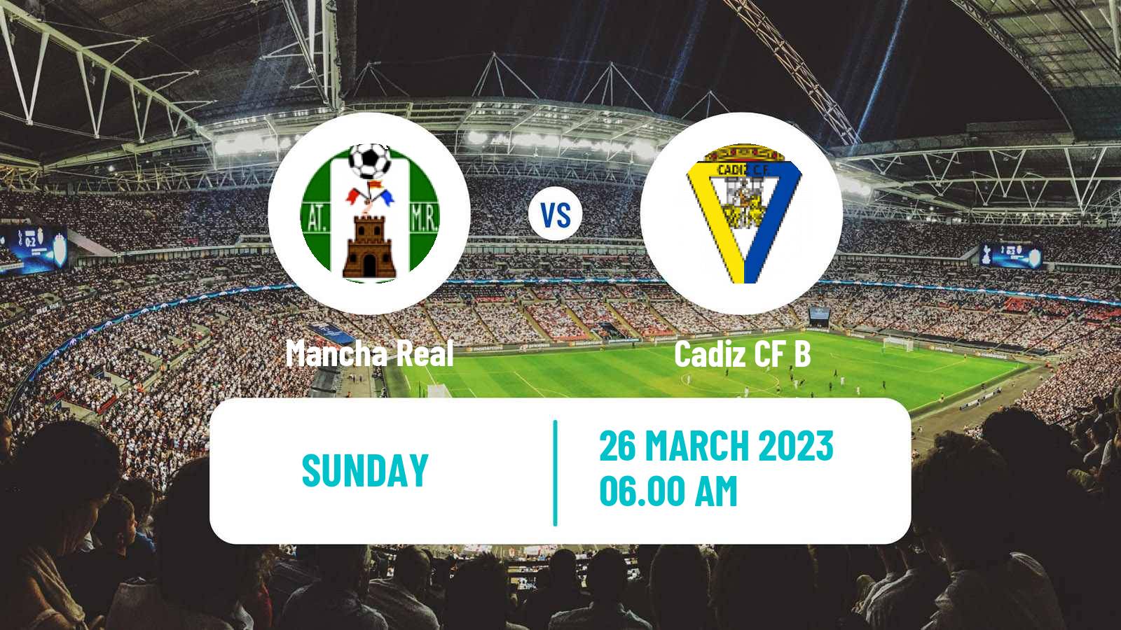 Soccer Spanish Segunda RFEF - Group 4 Mancha Real - Cadiz CF B