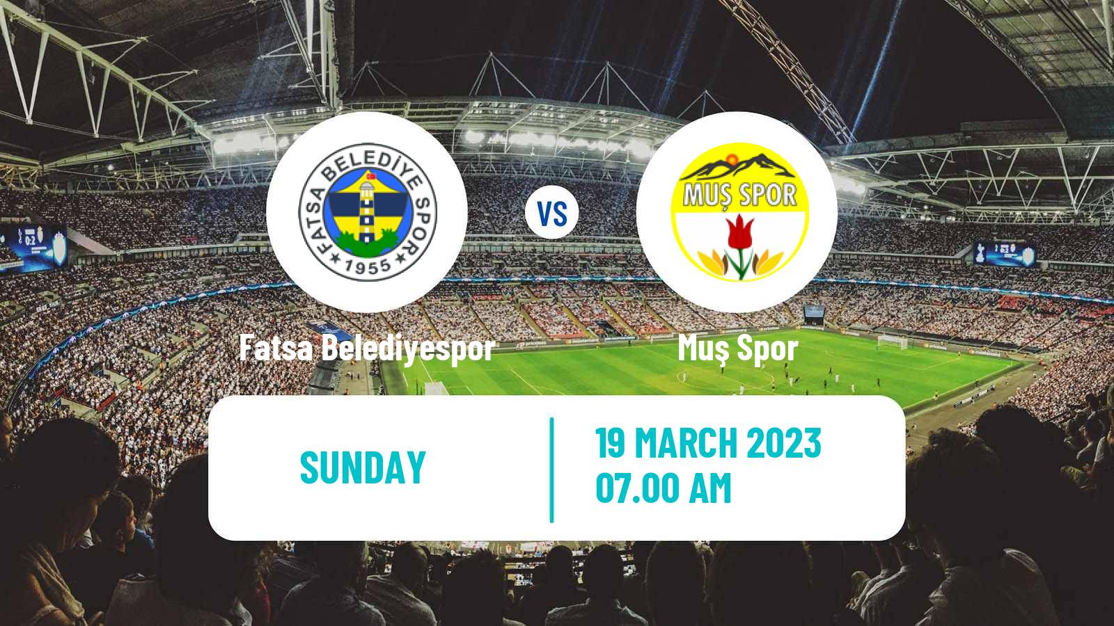Soccer Turkish 3 Lig Group 3 Fatsa Belediyespor - Muş Spor