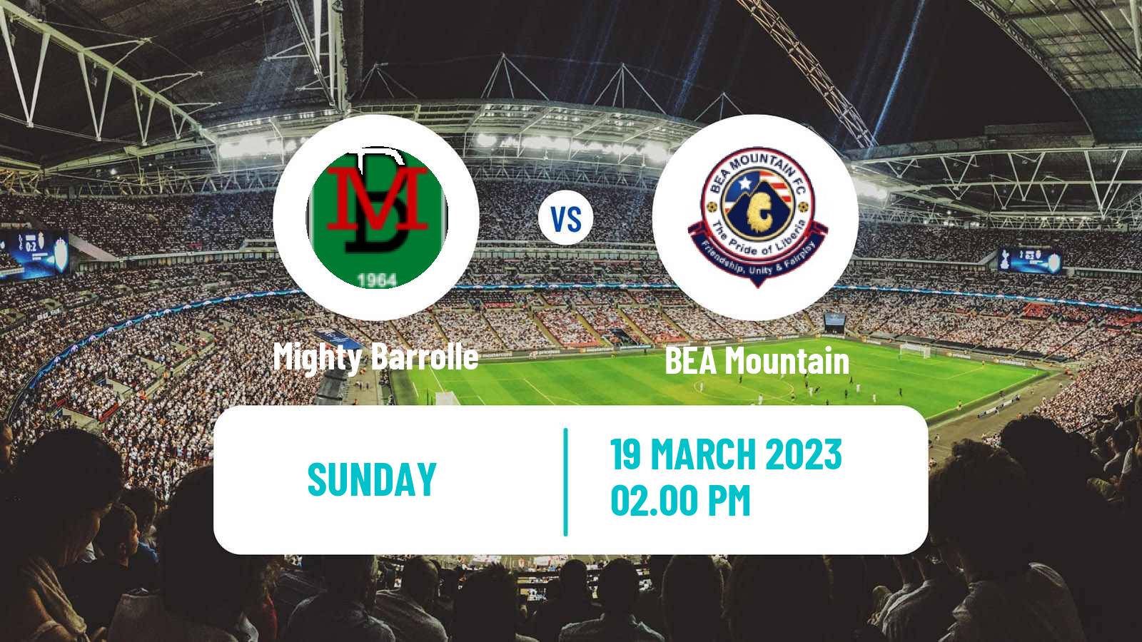 Football Liberian First Division Mighty Barrolle - BEA Mountain