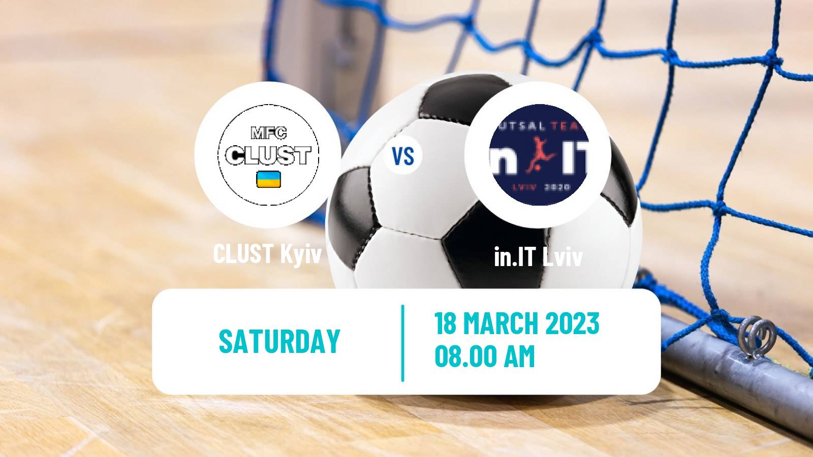 Futsal Ukrainian Extra Liga Futsal CLUST Kyiv - in.IT Lviv