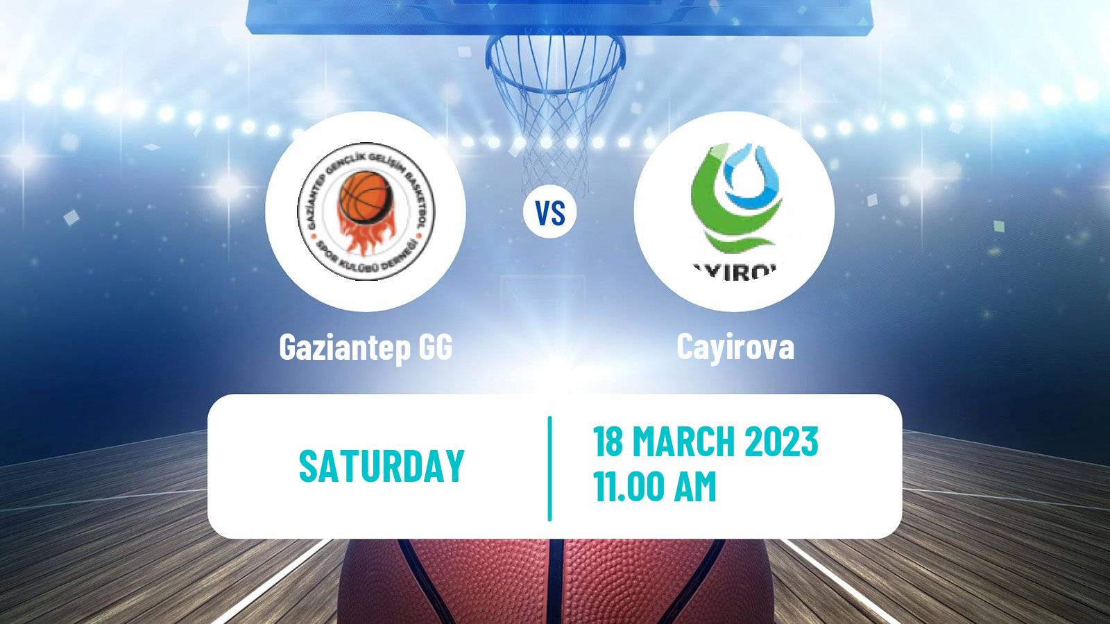 Basketball Turkish TB2L Gaziantep GG - Cayirova