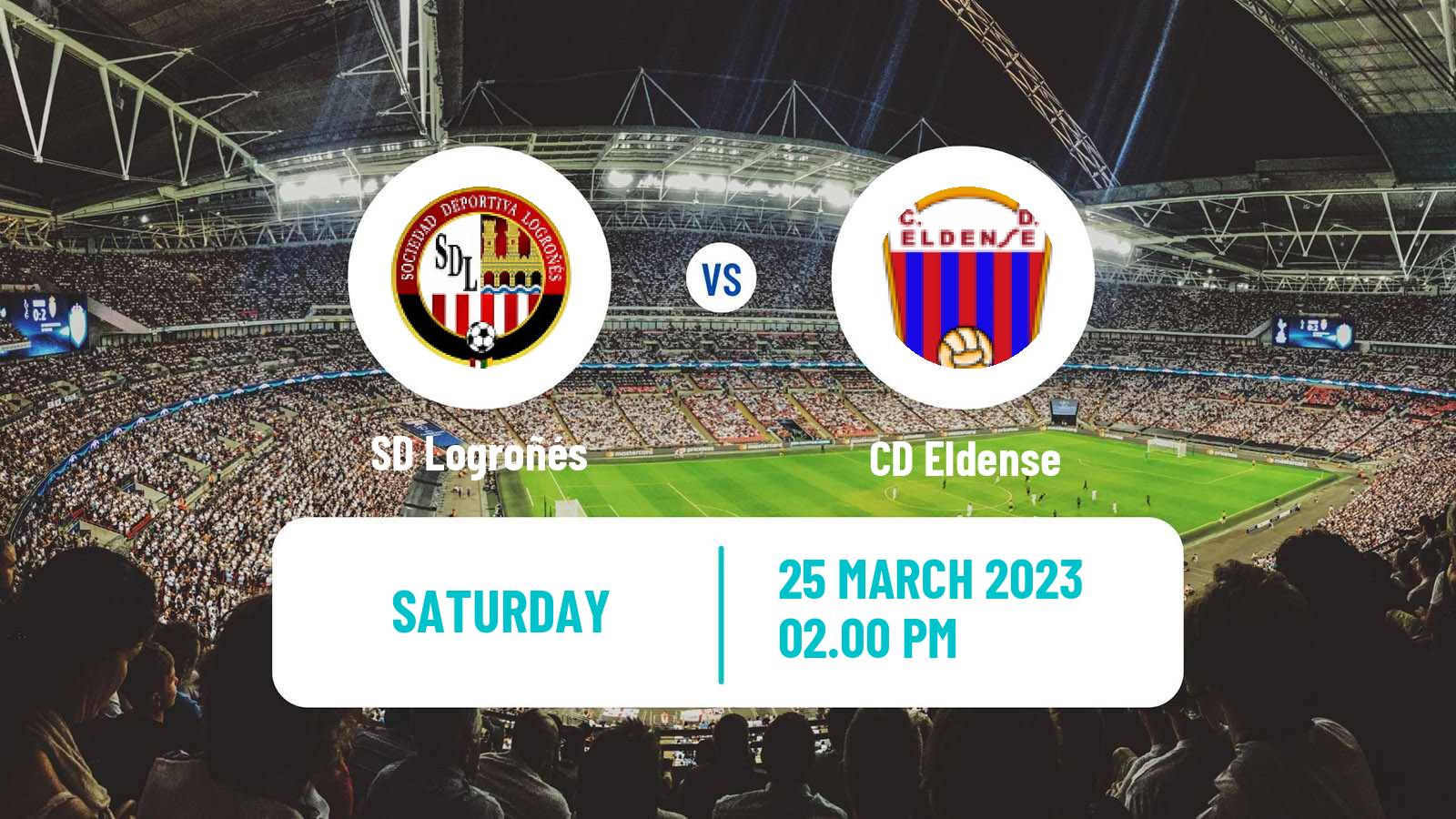 Soccer Spanish Primera RFEF Group 2 SD Logroñés - Eldense