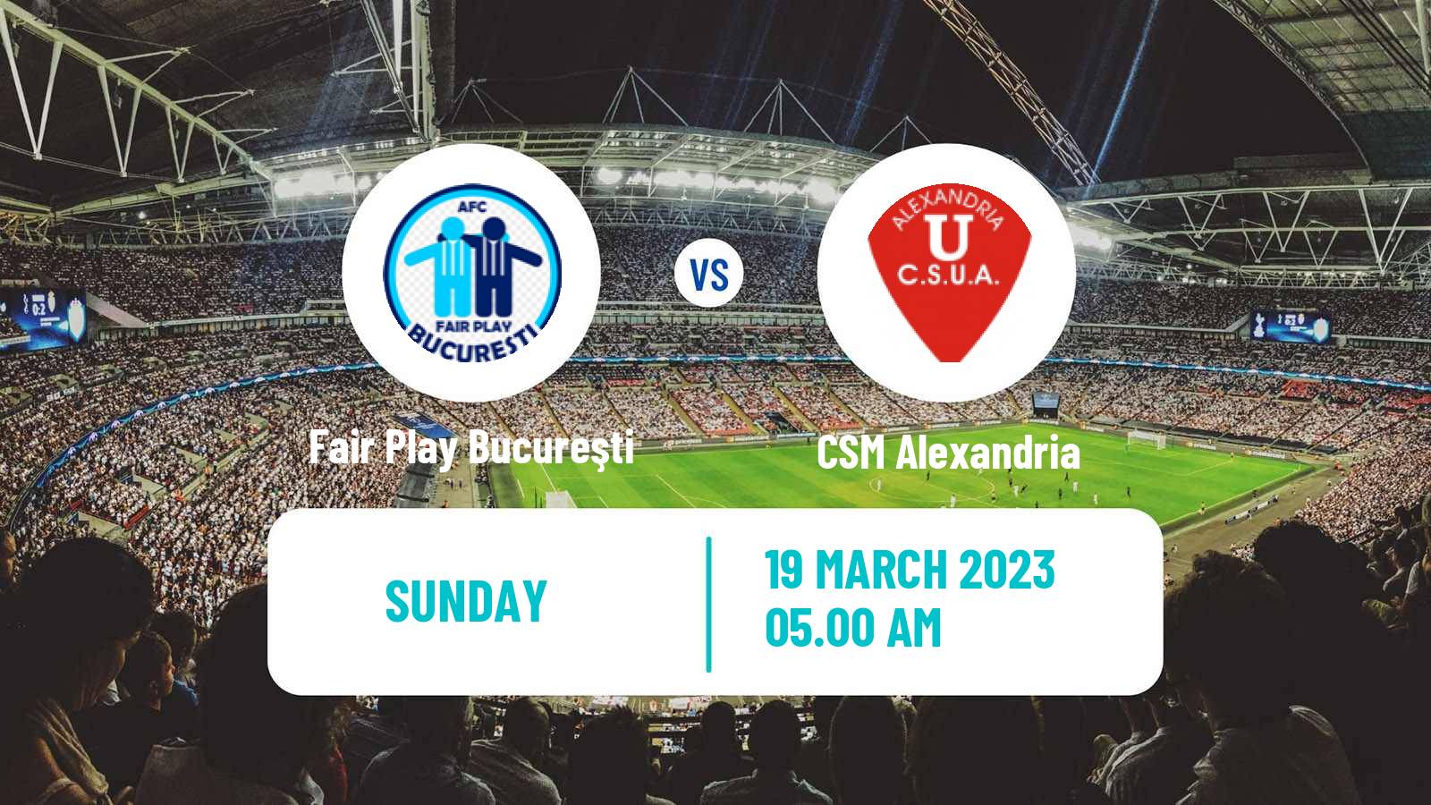 Soccer Romanian Liga 1 Women Fair Play Bucureşti - CSM Alexandria