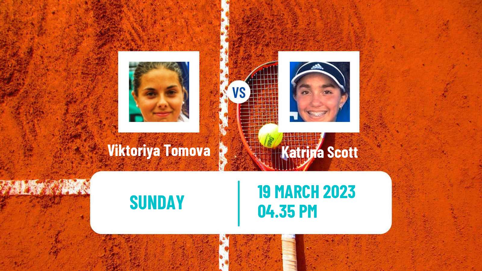 Tennis WTA Miami Viktoriya Tomova - Katrina Scott