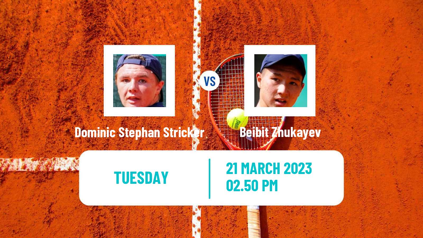 Tennis ATP Challenger Dominic Stephan Stricker - Beibit Zhukayev