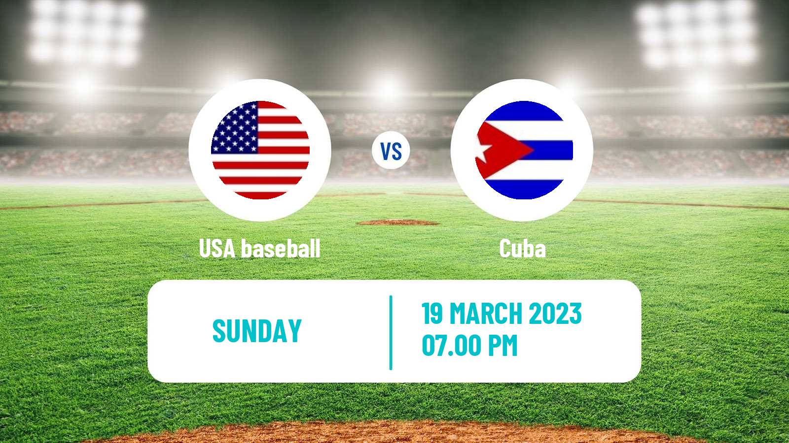 Baseball World Baseball Classic USA - Cuba
