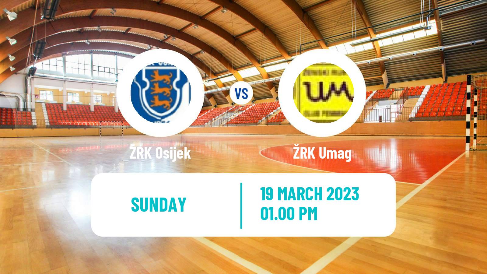 Handball Croatian 1 HRL Handball Women Osijek - Umag