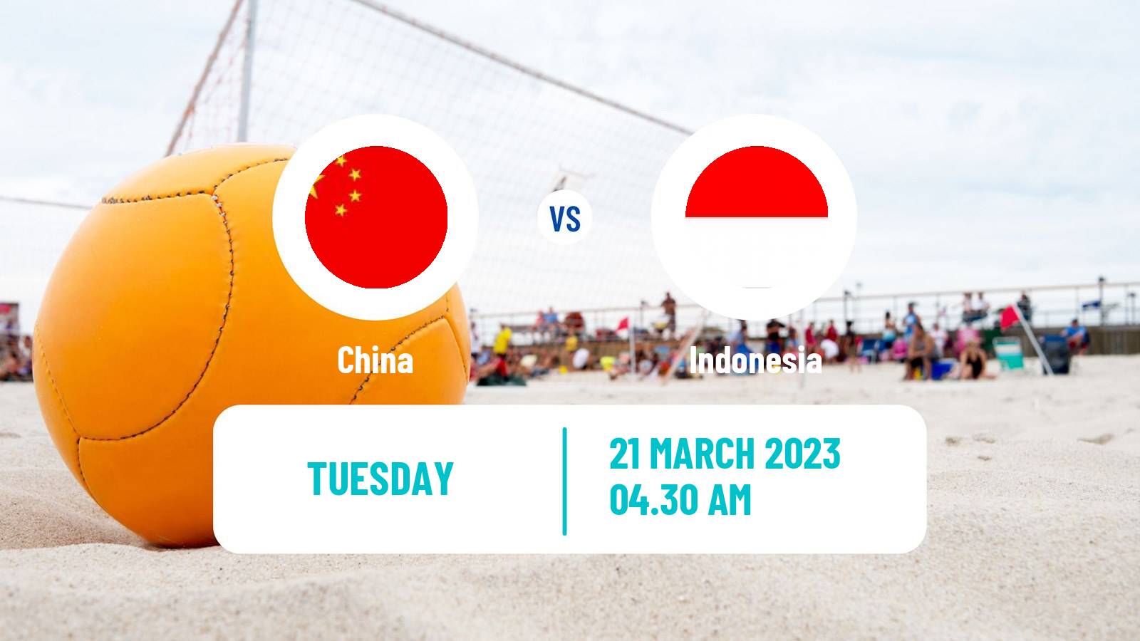 Beach soccer Beach Soccer China - Indonesia