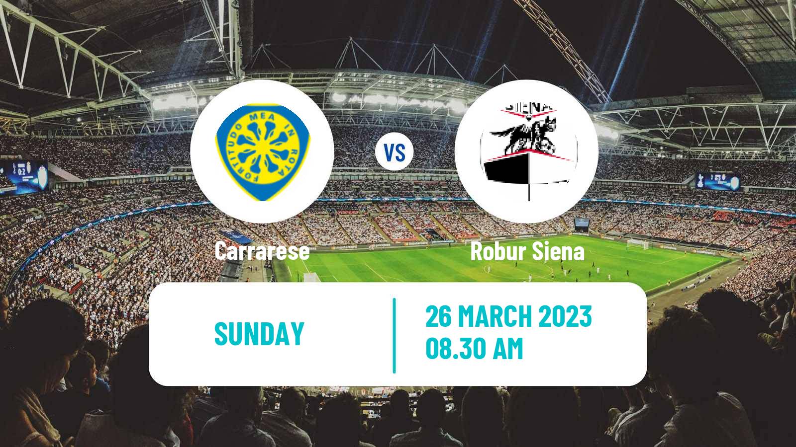 Soccer Italian Serie C Group B Carrarese - Siena