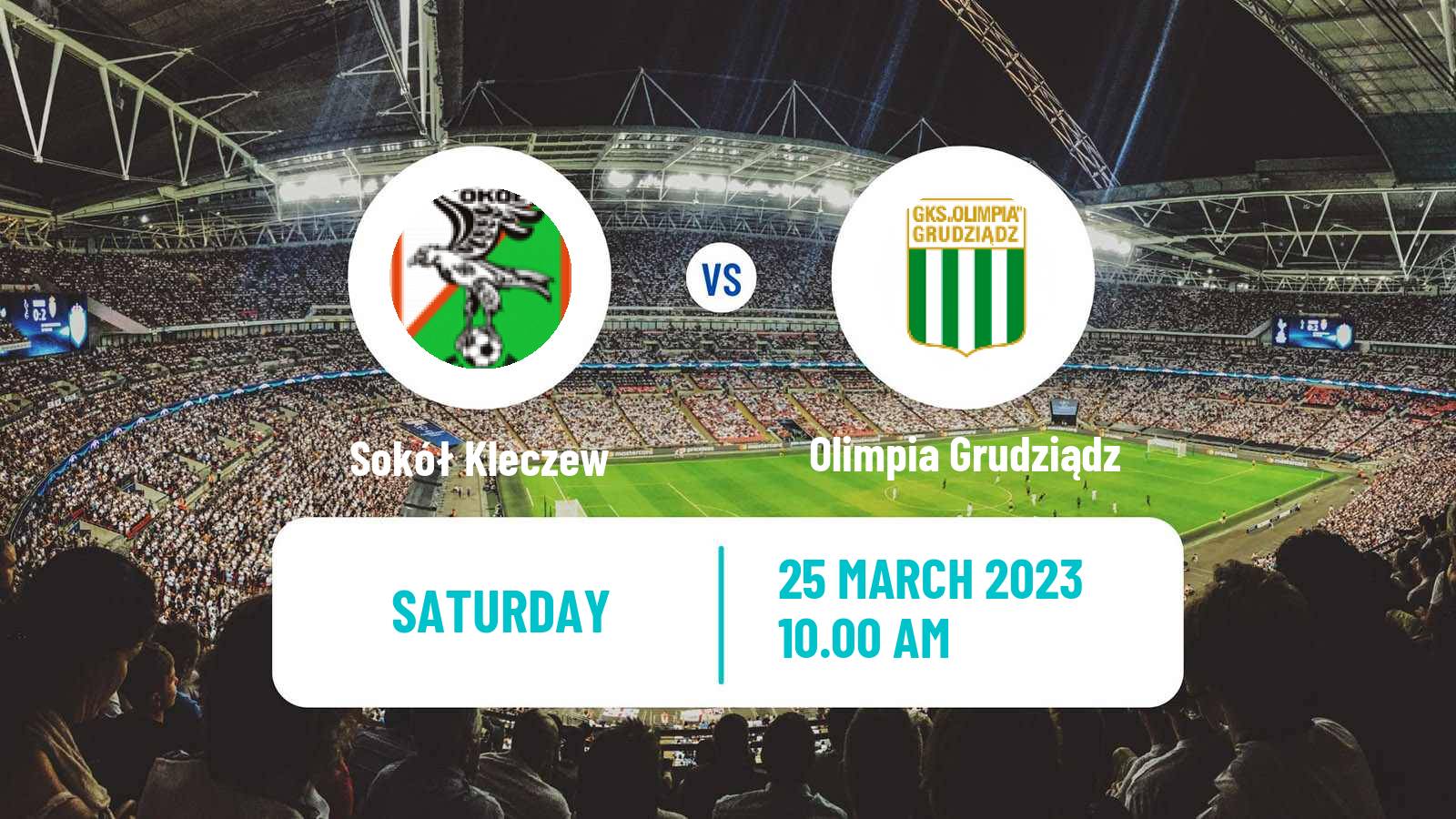 Football Polish Division 3 - Group II Sokół Kleczew - Olimpia Grudziądz