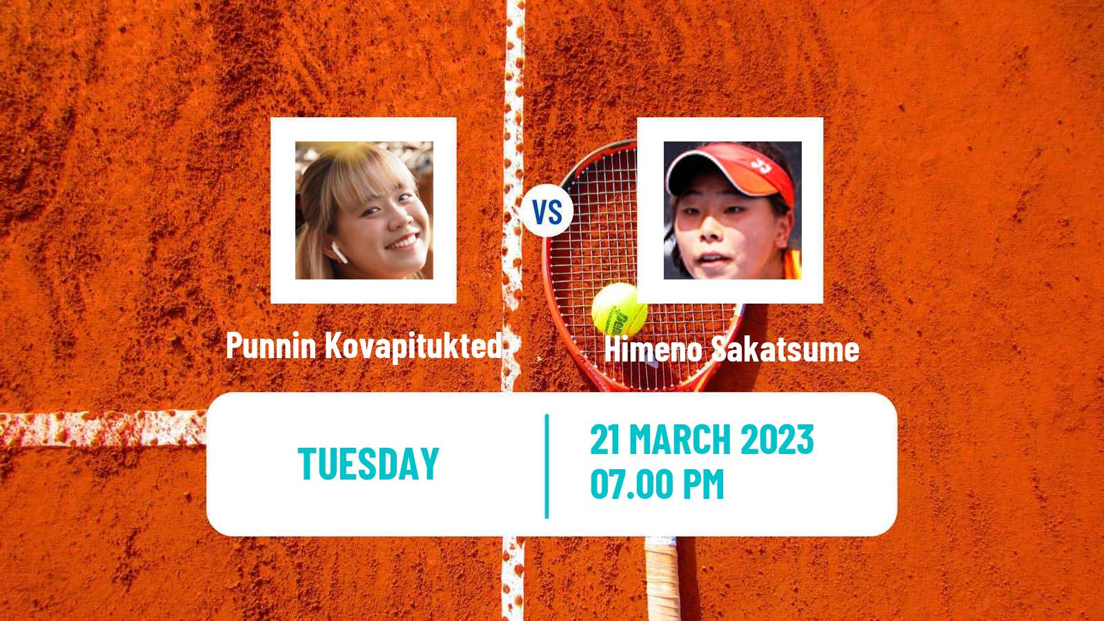 Tennis ITF Tournaments Punnin Kovapitukted - Himeno Sakatsume
