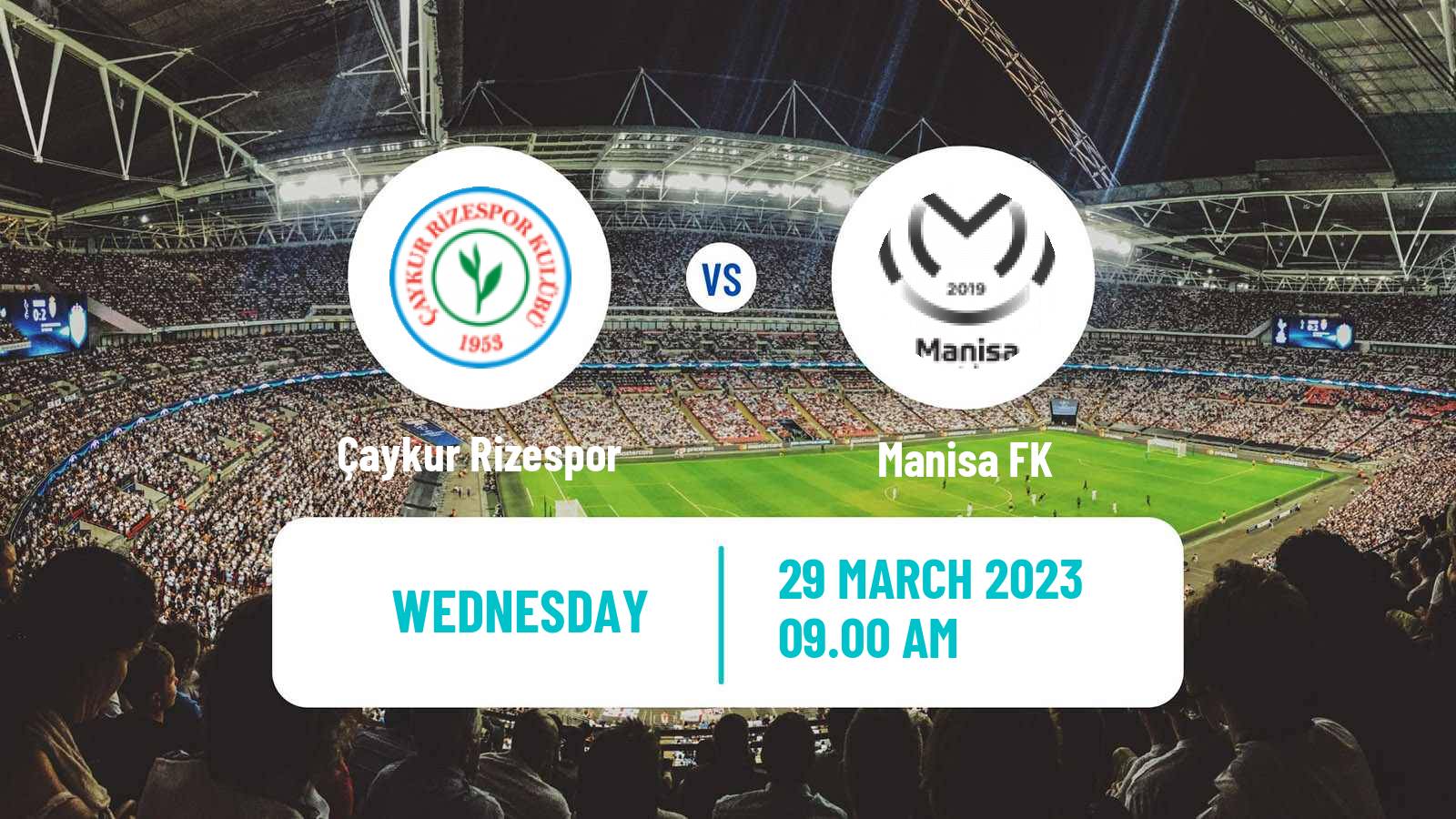 Soccer Turkish First League Çaykur Rizespor - Manisa FK