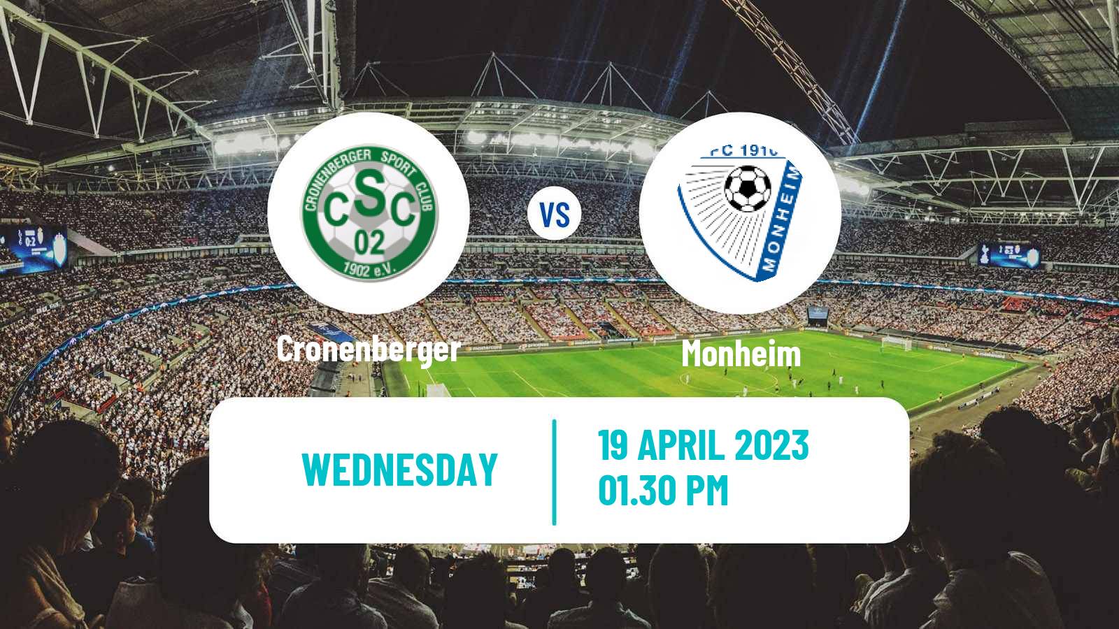 Soccer German Oberliga Niederrhein Cronenberger - Monheim