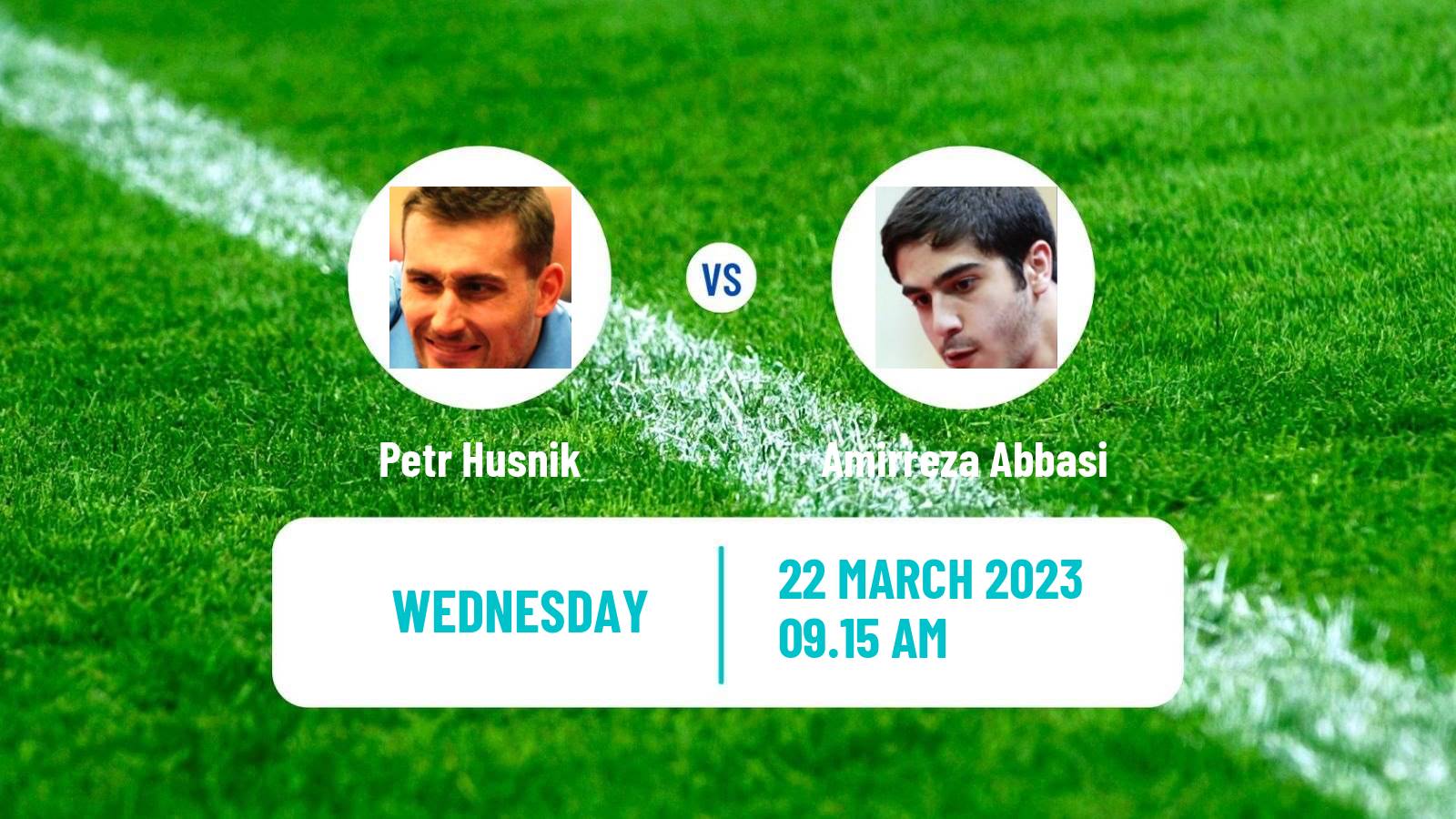 Table tennis Table Tennis Petr Husnik - Amirreza Abbasi
