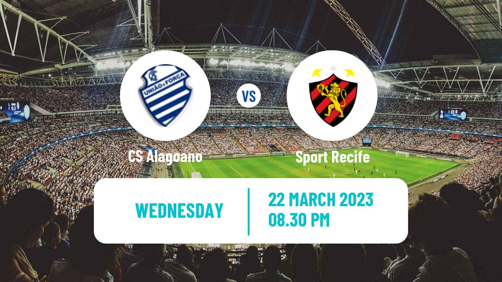 Soccer Brazilian Copa do Nordeste CS Alagoano - Sport Recife