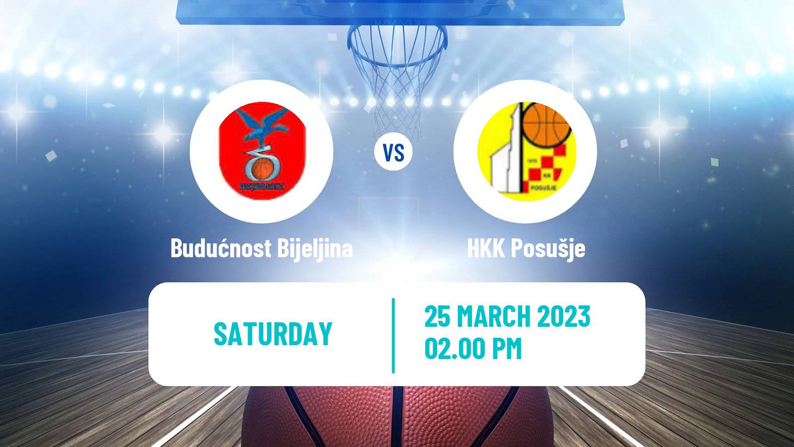 Basketball Bosnian Prvenstvo Basketball Budućnost Bijeljina - Posušje
