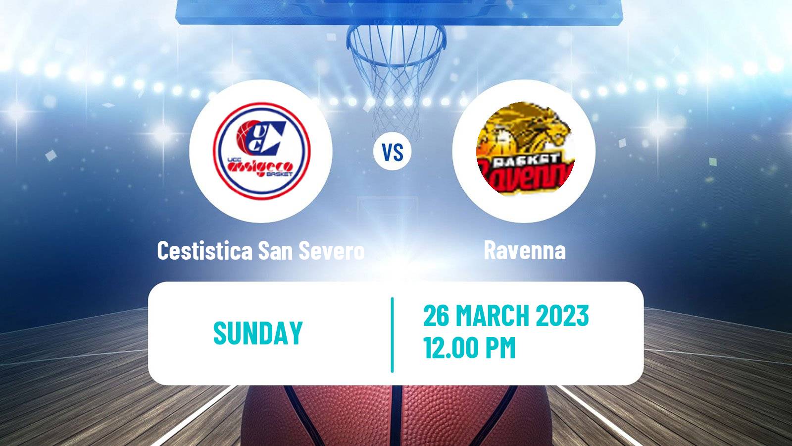 Basketball Italian Serie A2 Basketball Cestistica San Severo - Ravenna