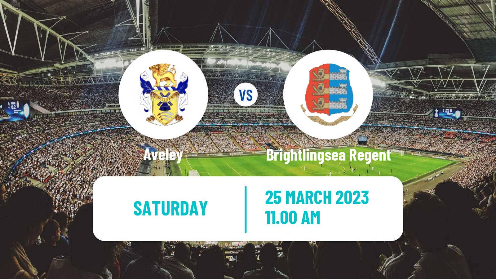 Soccer English Isthmian League Premier Division Aveley - Brightlingsea Regent
