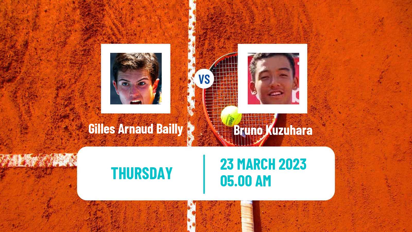 Tennis ITF Tournaments Gilles Arnaud Bailly - Bruno Kuzuhara