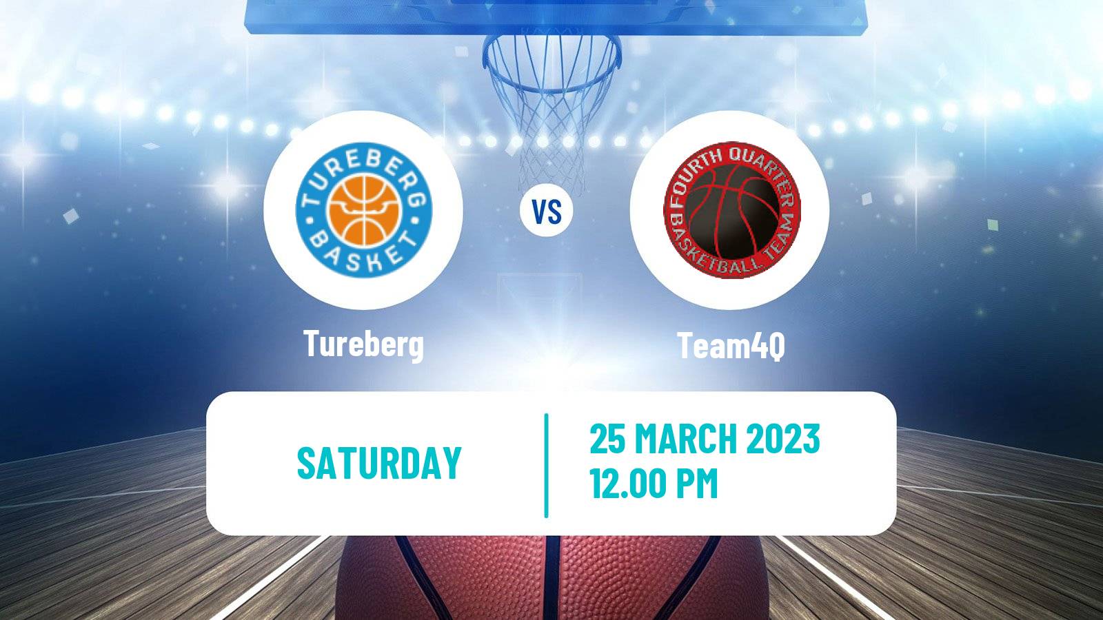 Basketball Swedish Superettan Basketball Tureberg - Team4Q