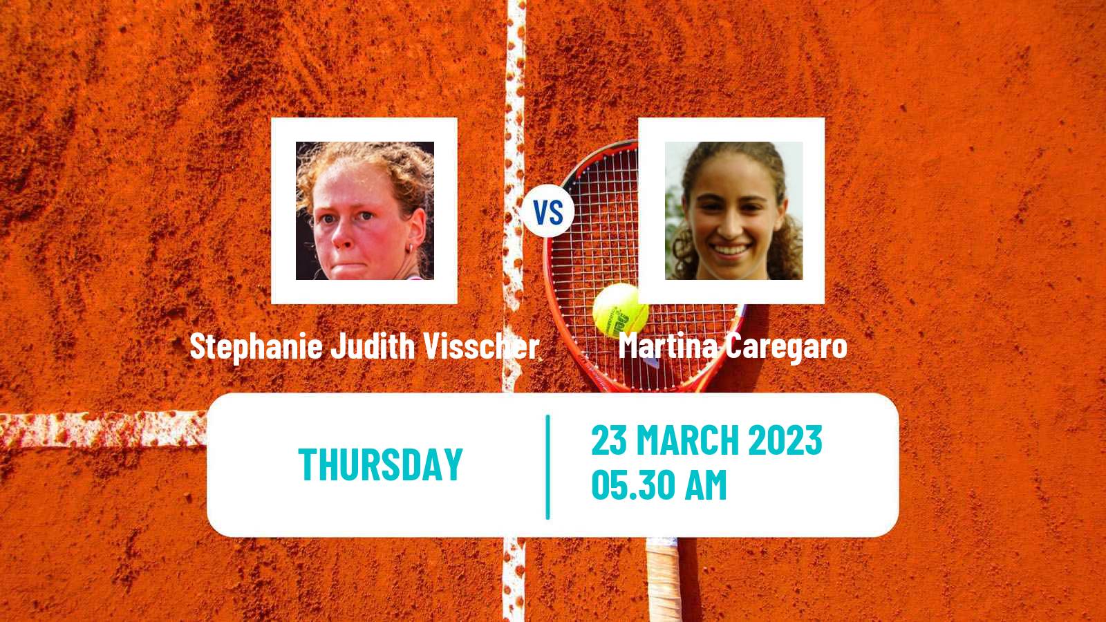 Tennis ITF Tournaments Stephanie Judith Visscher - Martina Caregaro