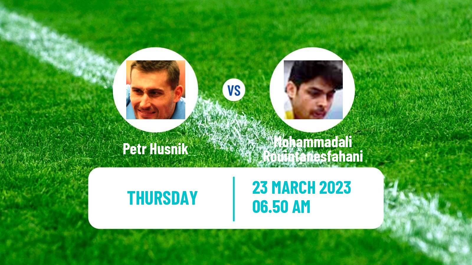 Table tennis Table Tennis Petr Husnik - Mohammadali Rouintanesfahani
