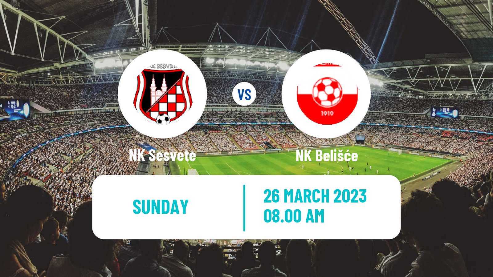 Soccer Croatian Druga NL Sesvete - Belišće