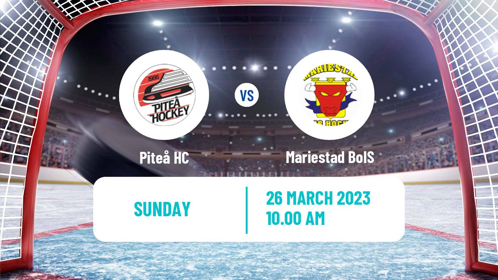 Hockey Swedish Hockey AllEttan Norra Piteå HC - Mariestad BoIS