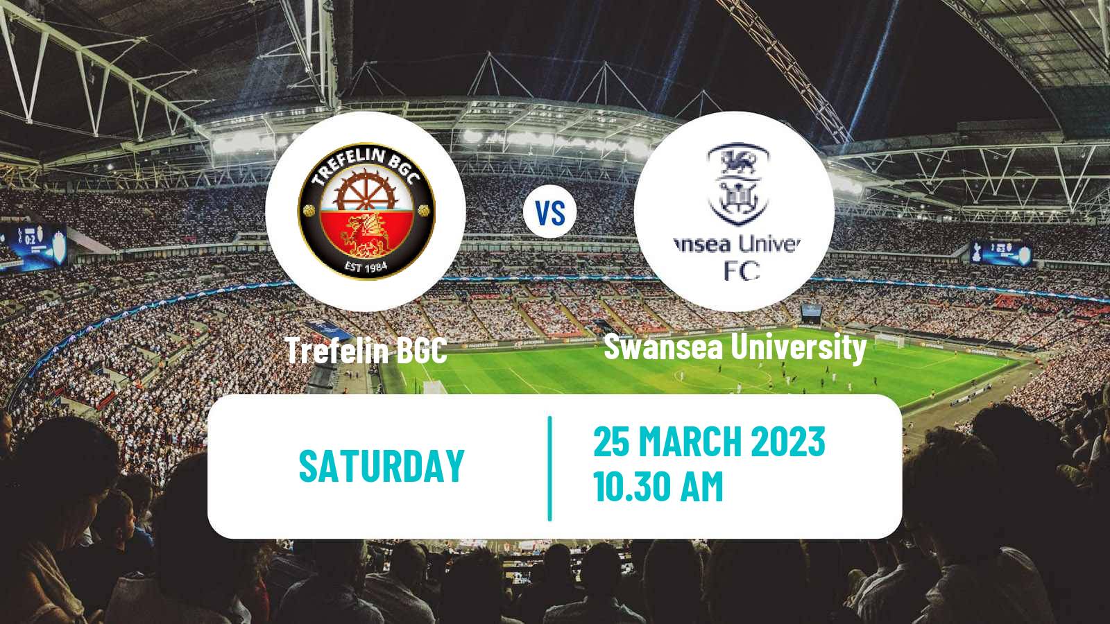 Soccer Welsh Cymru South Trefelin - Swansea University