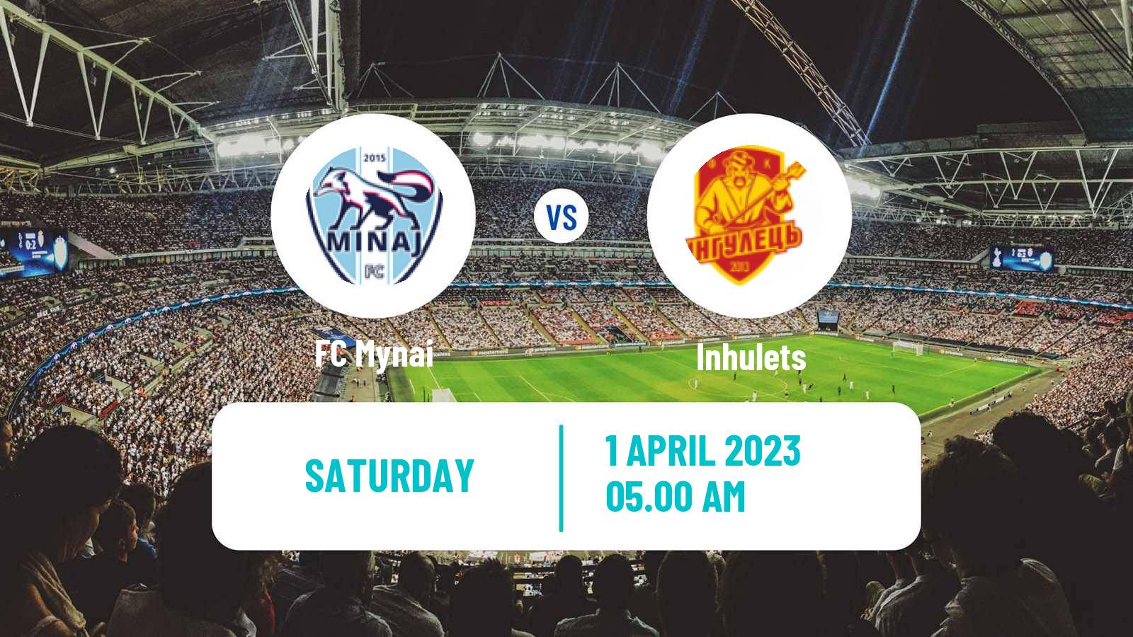 Soccer Ukrainian Premier League Mynai - Inhulets