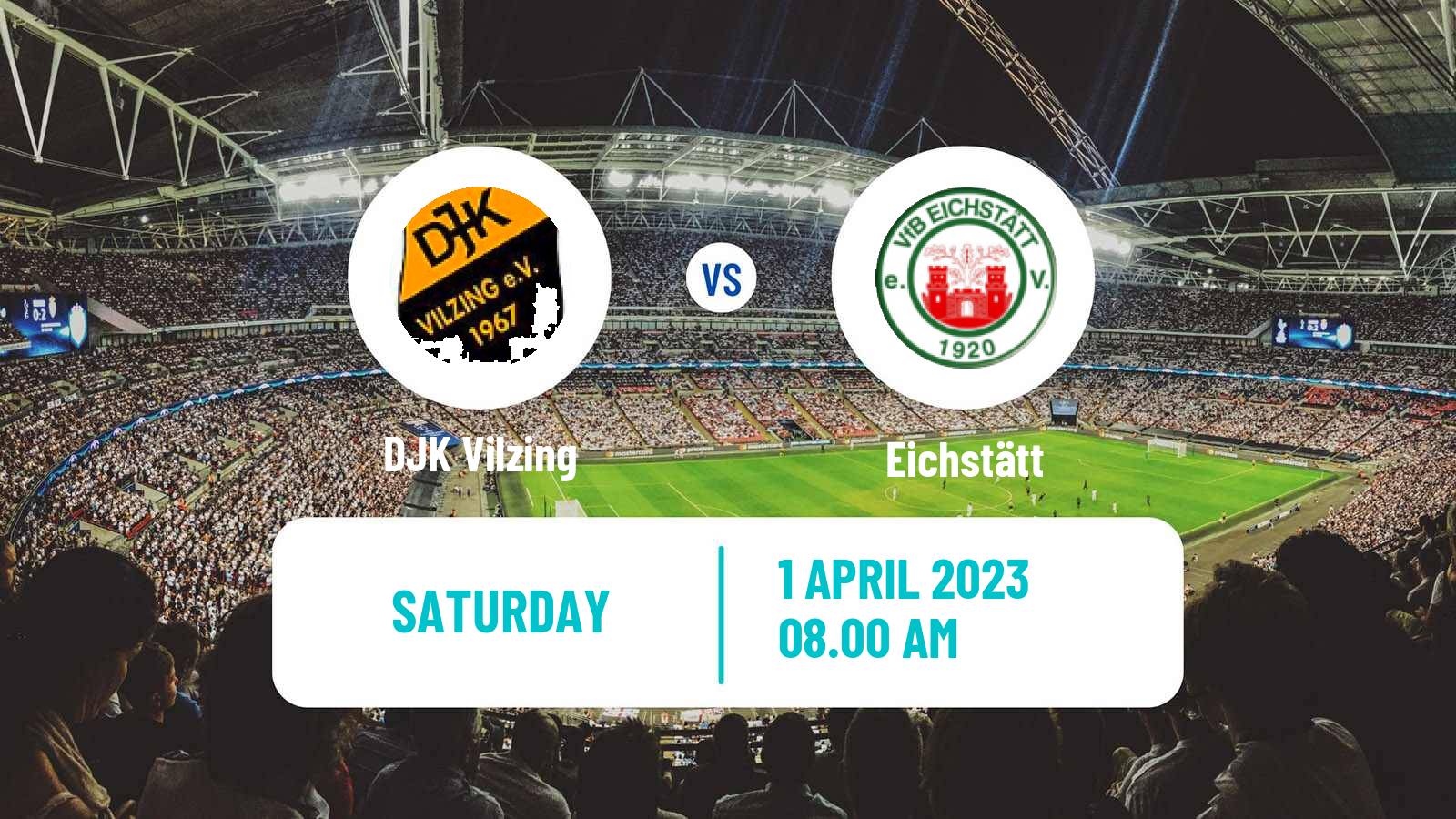 Soccer German Regionalliga Bayern Vilzing - Eichstätt