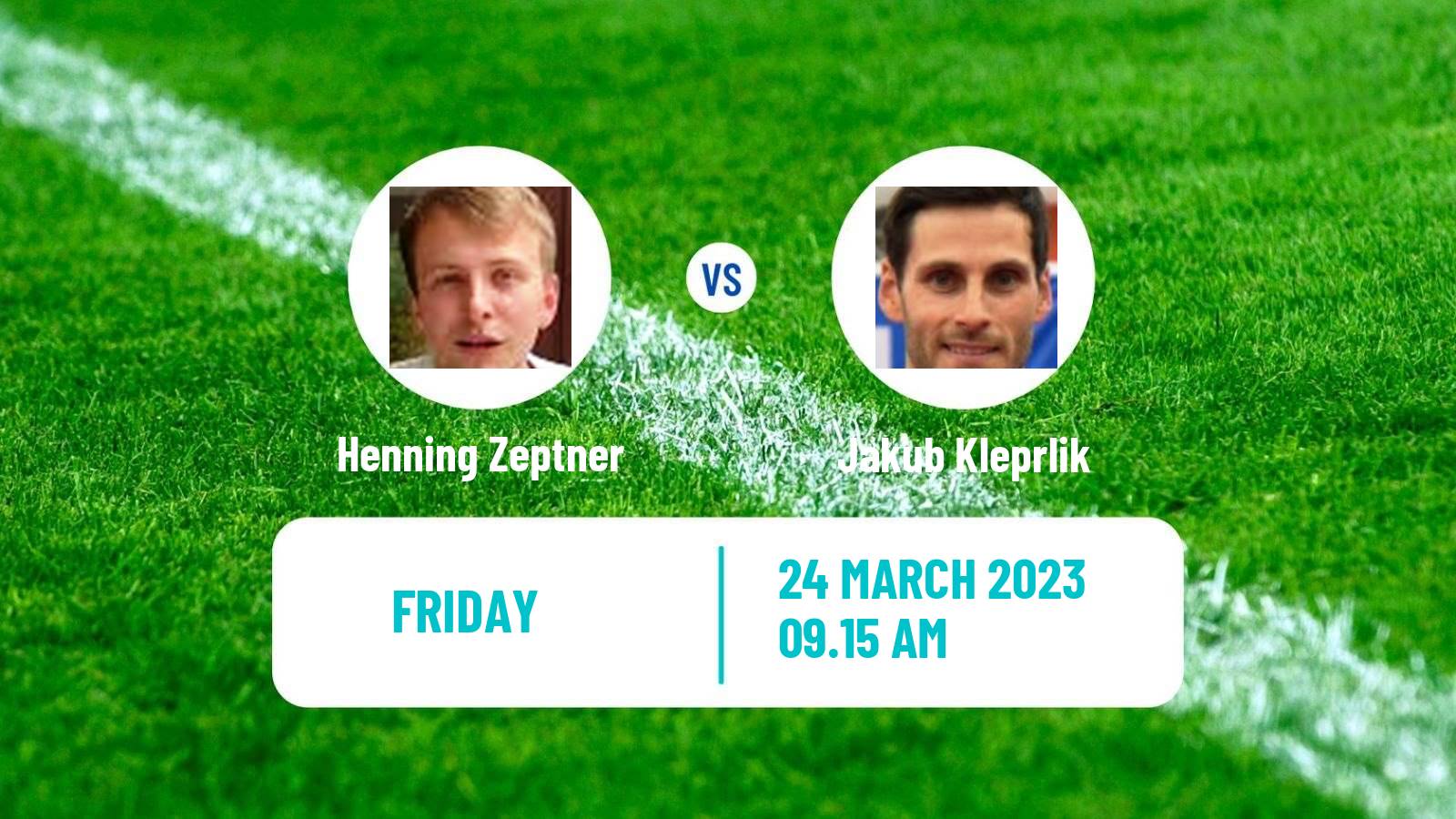 Table tennis Table Tennis Henning Zeptner - Jakub Kleprlik