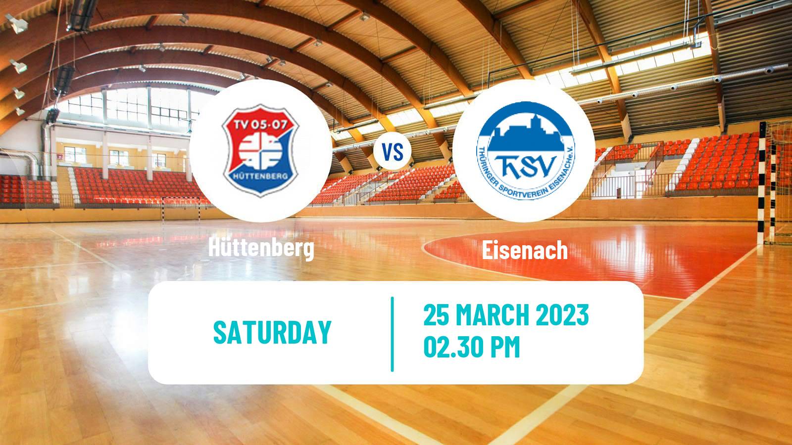 Handball German 2 Bundesliga Handball Hüttenberg - Eisenach