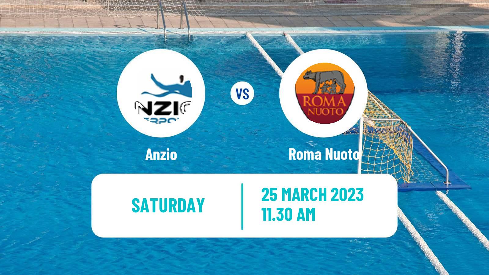 Water polo Italian A1 Water Polo Anzio - Onda Forte Roma