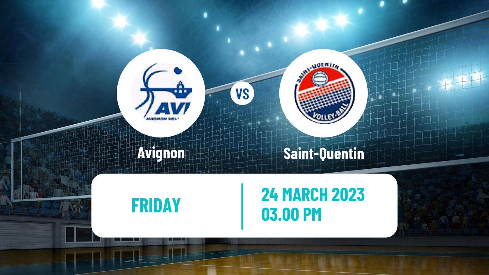 Volleyball French Ligue B Volleyball Avignon - Saint-Quentin