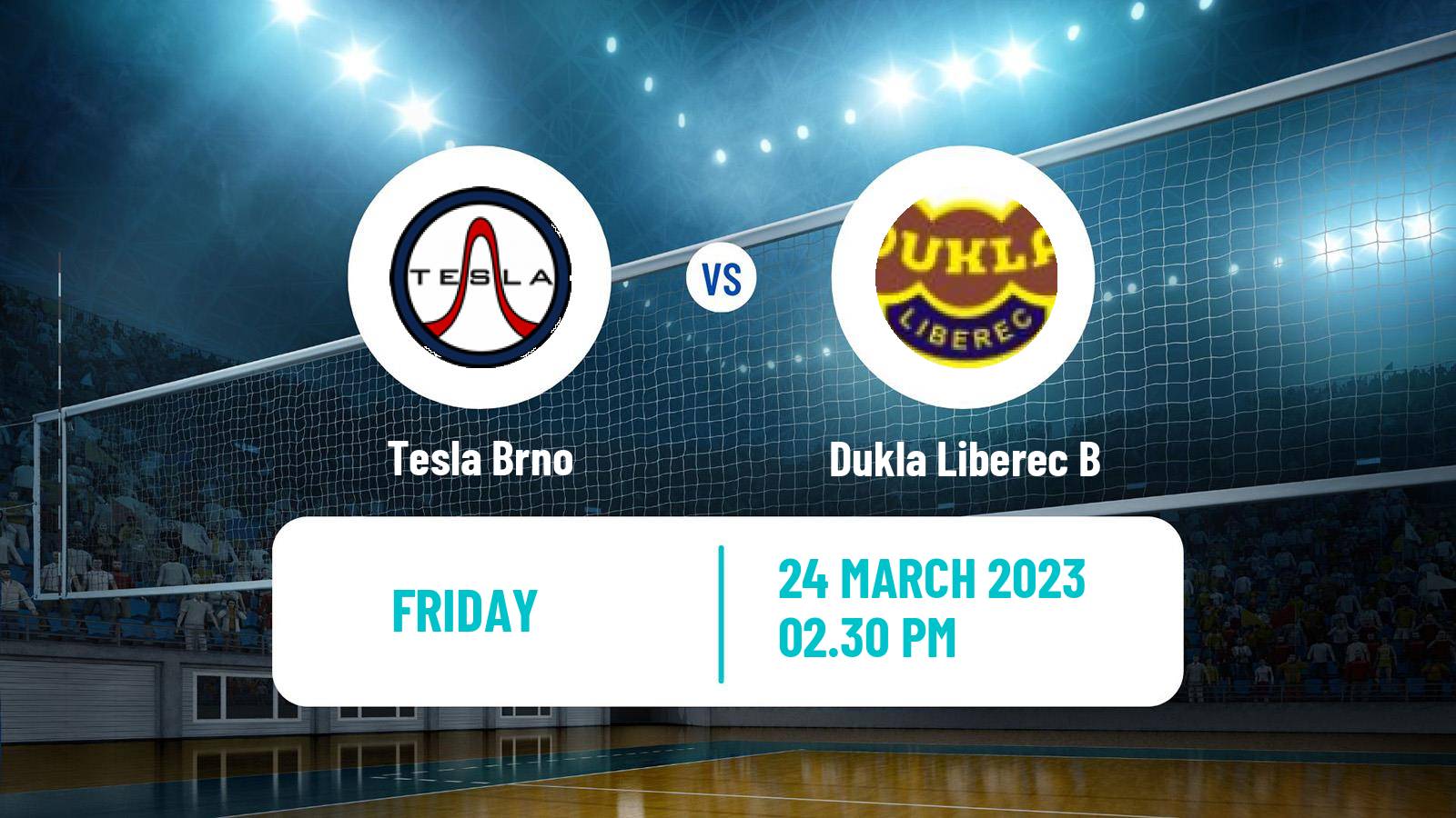 Volleyball Czech 1 Liga Volleyball Tesla Brno - Dukla Liberec B